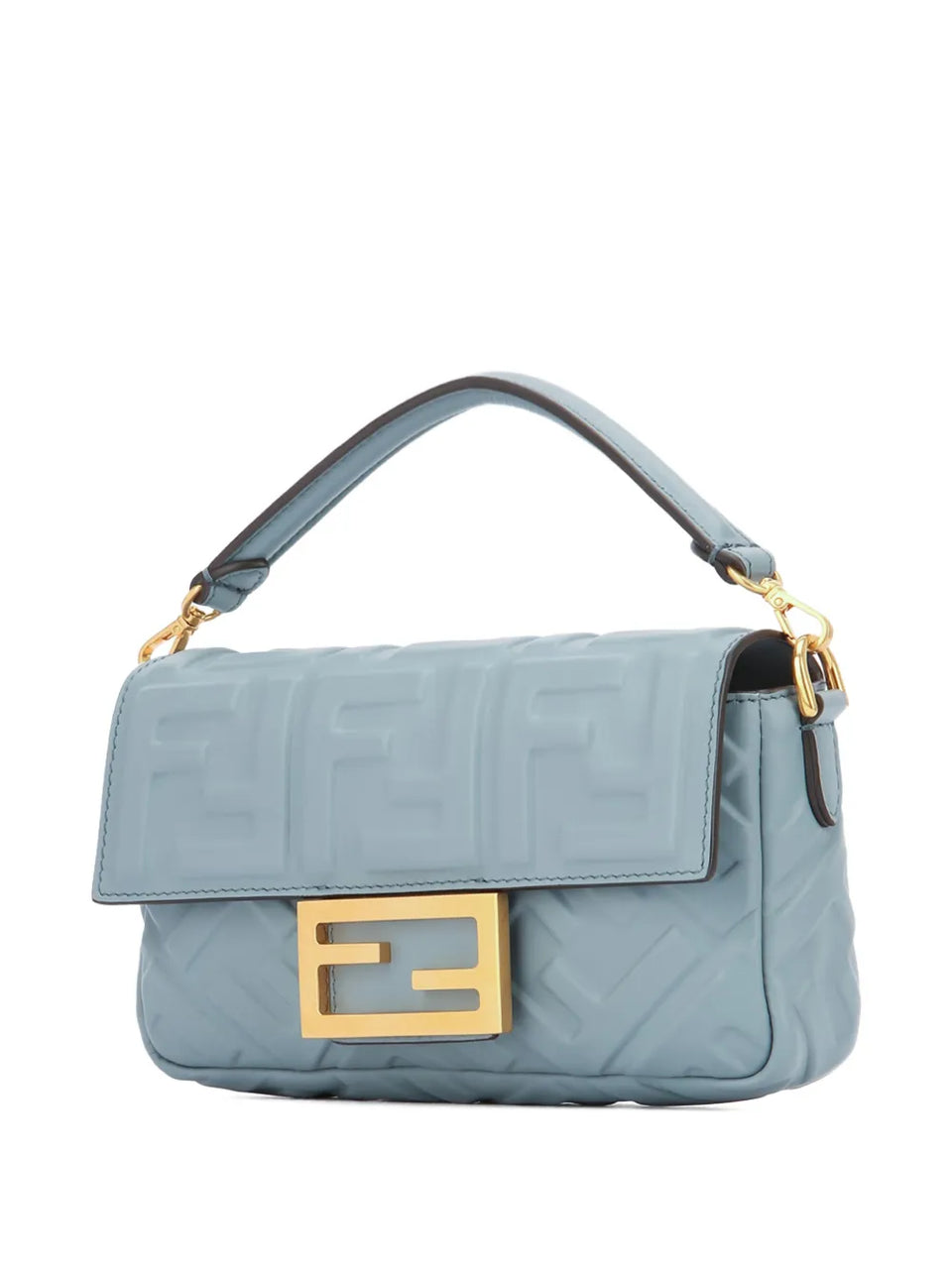 mini Baguette embossed-logo shoulder bag