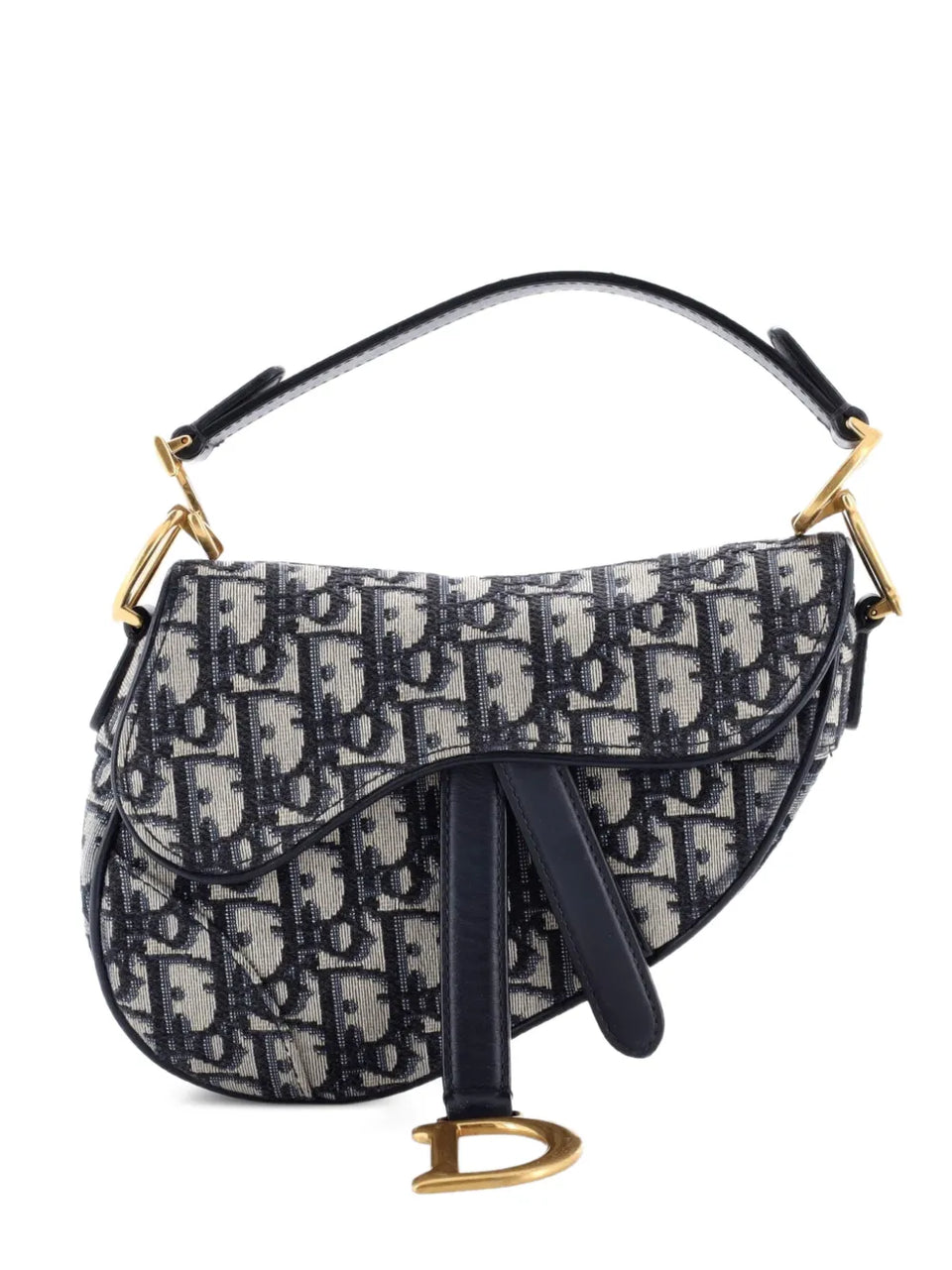 Saddle Handbag Oblique Canvas Mini shoulder bag