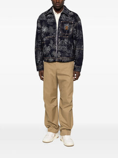 jacquard zip chateau palms jacket