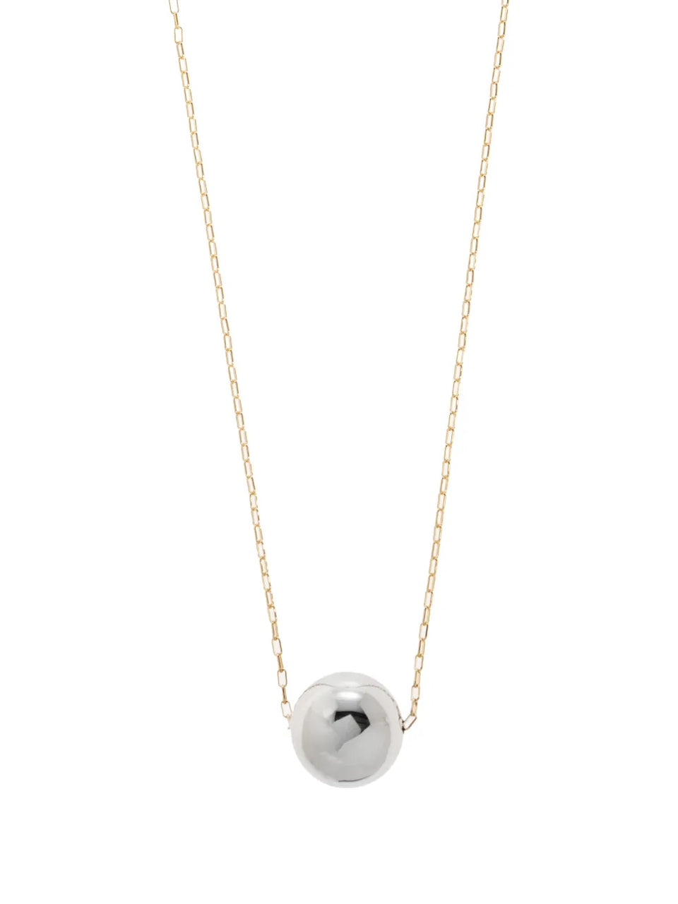 sphere-pendant necklace
