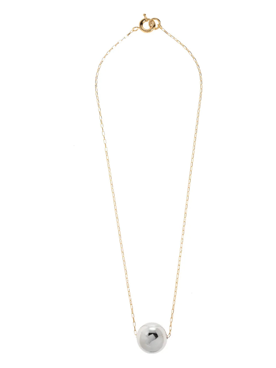 sphere-pendant necklace