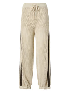 striped track pants