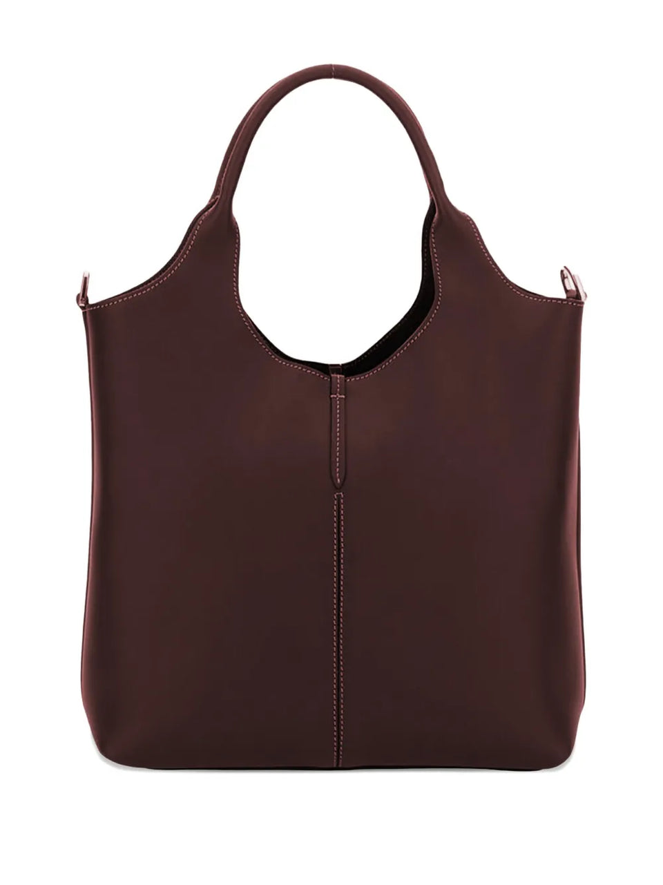 small leather tote bag