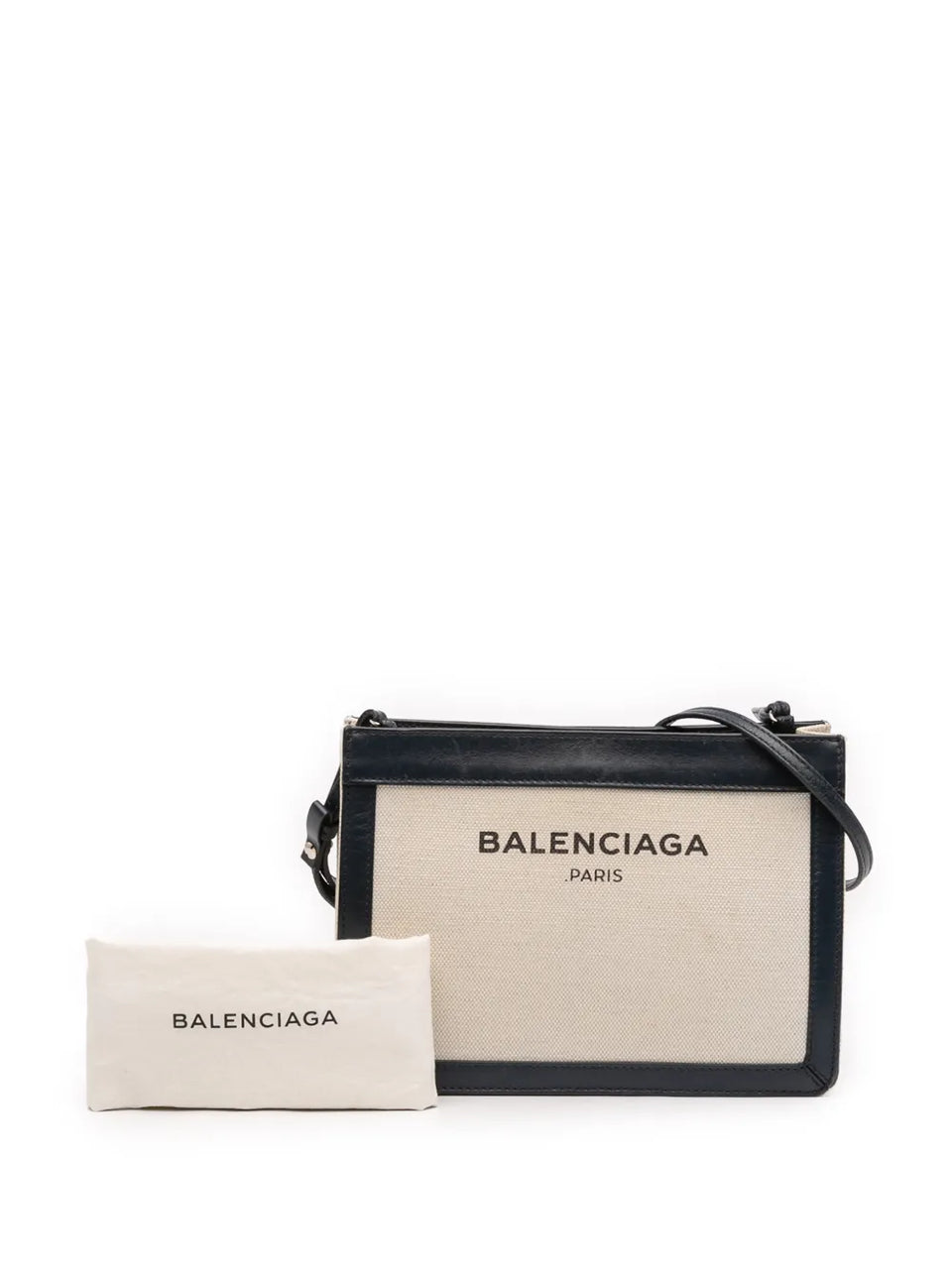 2016 Canvas Navy Pochette crossbody bag