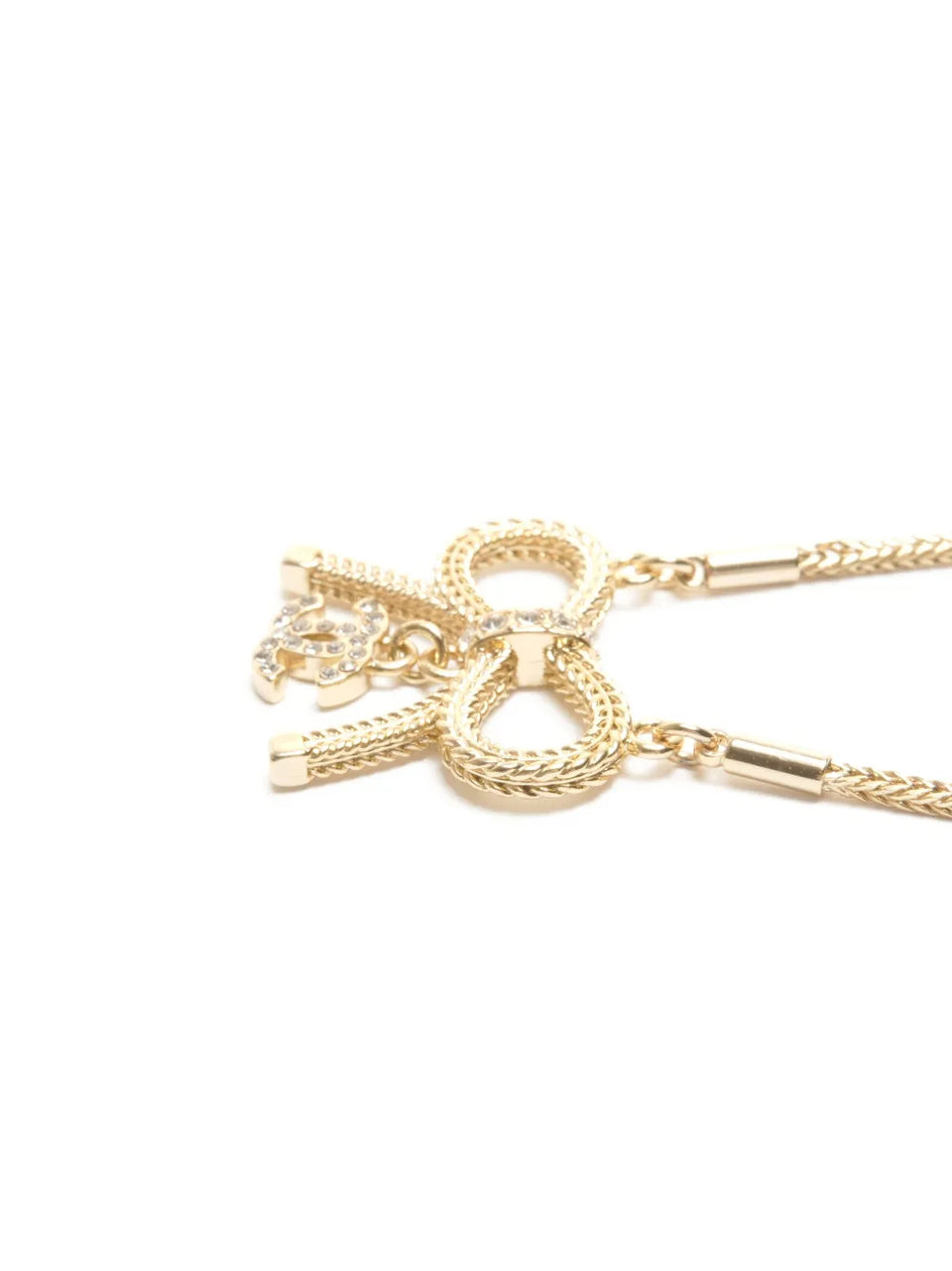 2024 interlocking-CC pendant necklace