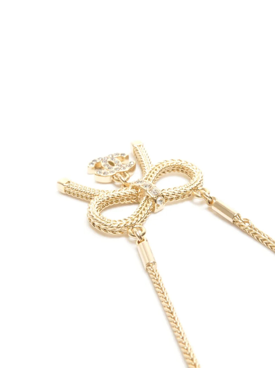 2024 interlocking-CC pendant necklace