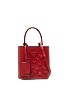 2013-2025 Small Embellished Saffiano Cuir Panier satchel