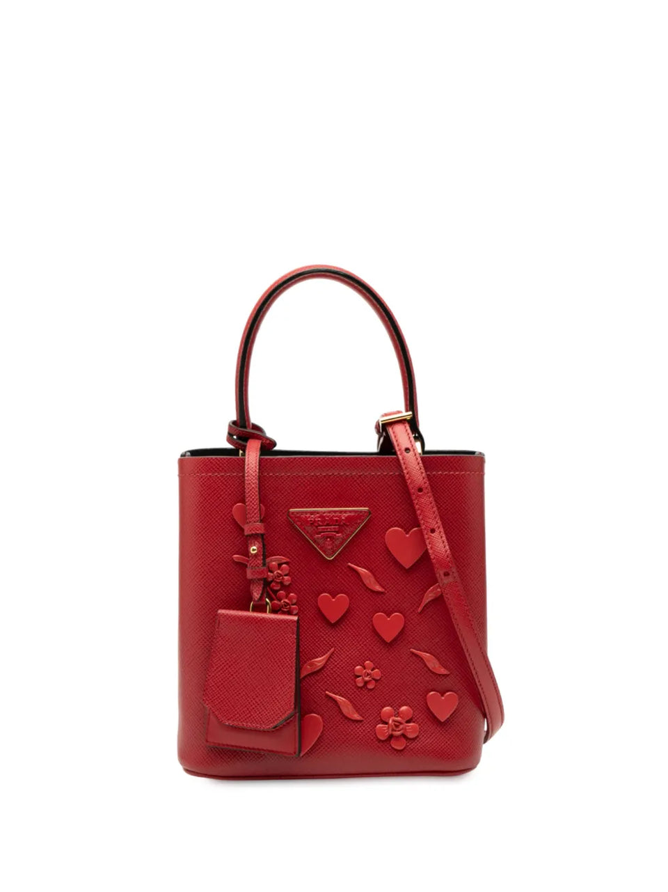 2013-2025 Small Embellished Saffiano Cuir Panier satchel