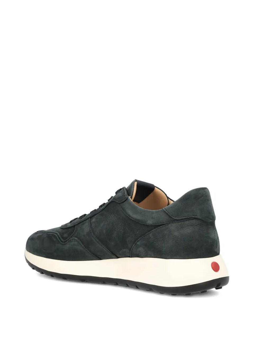 suede logo-detail sneakers