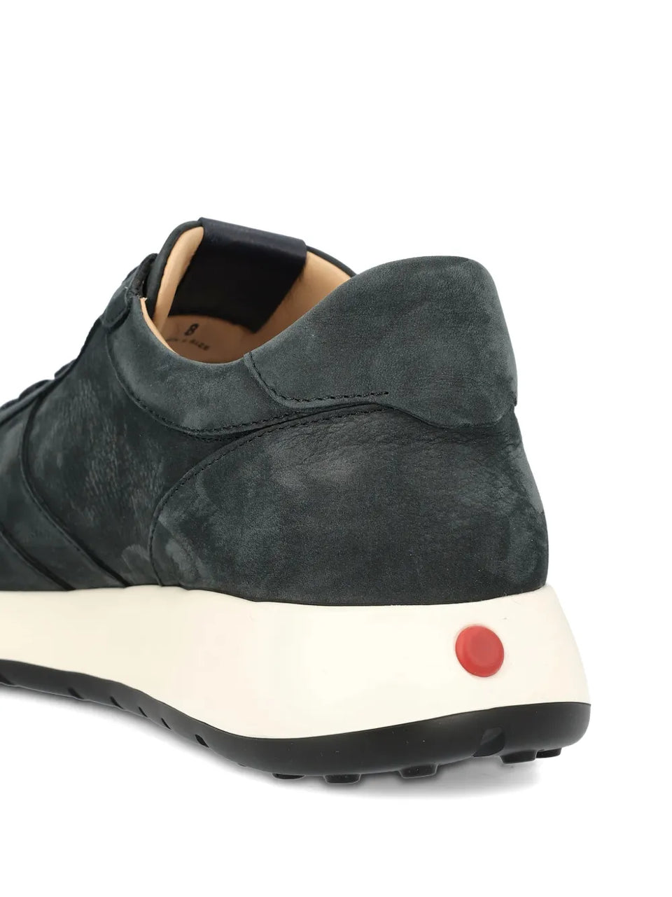 suede logo-detail sneakers