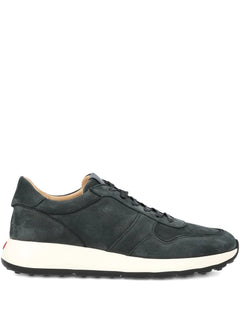suede logo-detail sneakers