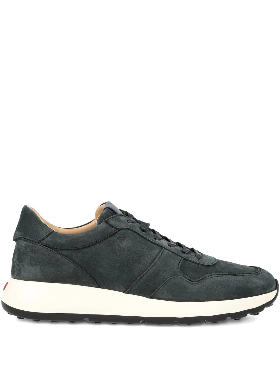 suede logo-detail sneakers