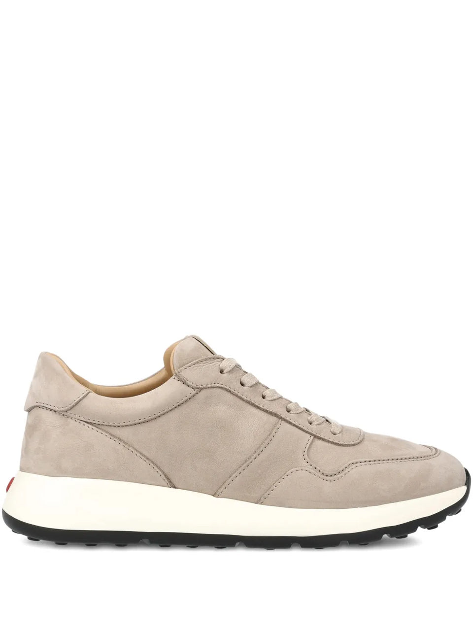 suede logo-detail sneakers