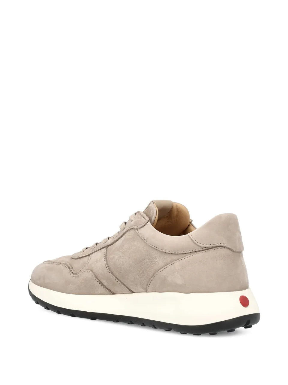 suede logo-detail sneakers