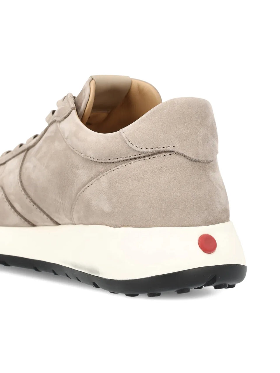 suede logo-detail sneakers