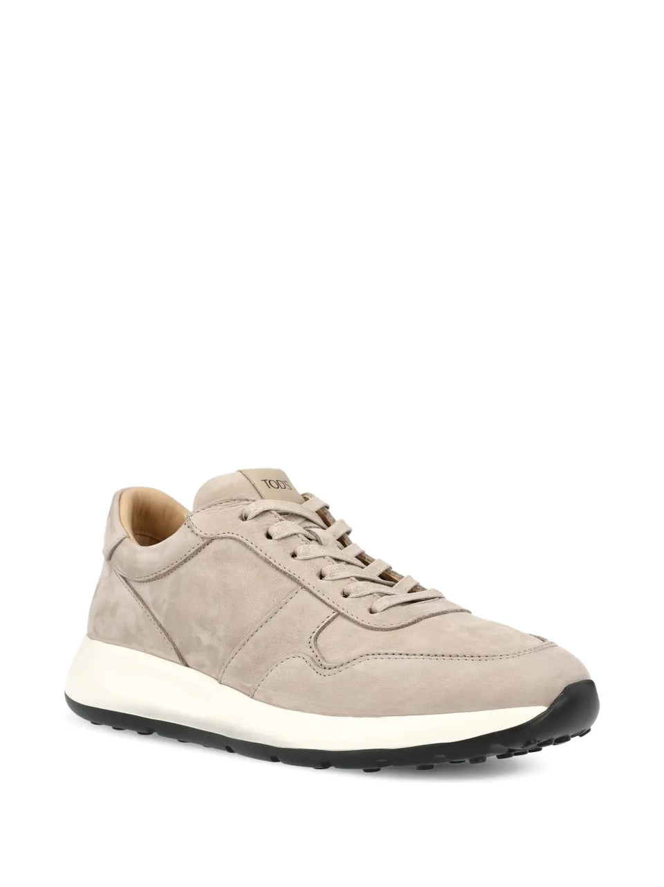 suede logo-detail sneakers