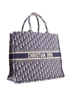 Book Oblique Canvas Large tote bag