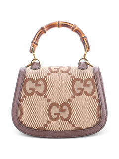 Bamboo 1947 Top Handle Bag Jumbo GG Canvas Mini crossbody bag