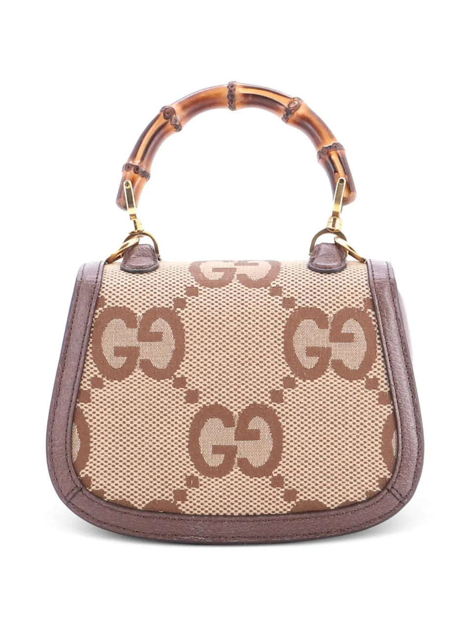 Bamboo 1947 Top Handle Bag Jumbo GG Canvas Mini crossbody bag