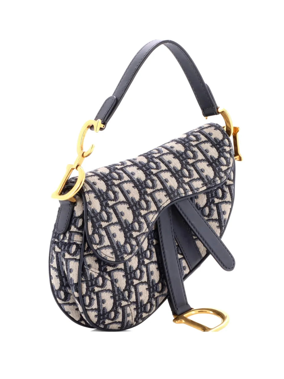 Saddle Handbag Oblique Canvas Mini shoulder bag