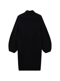 double-breasted cardi-coat