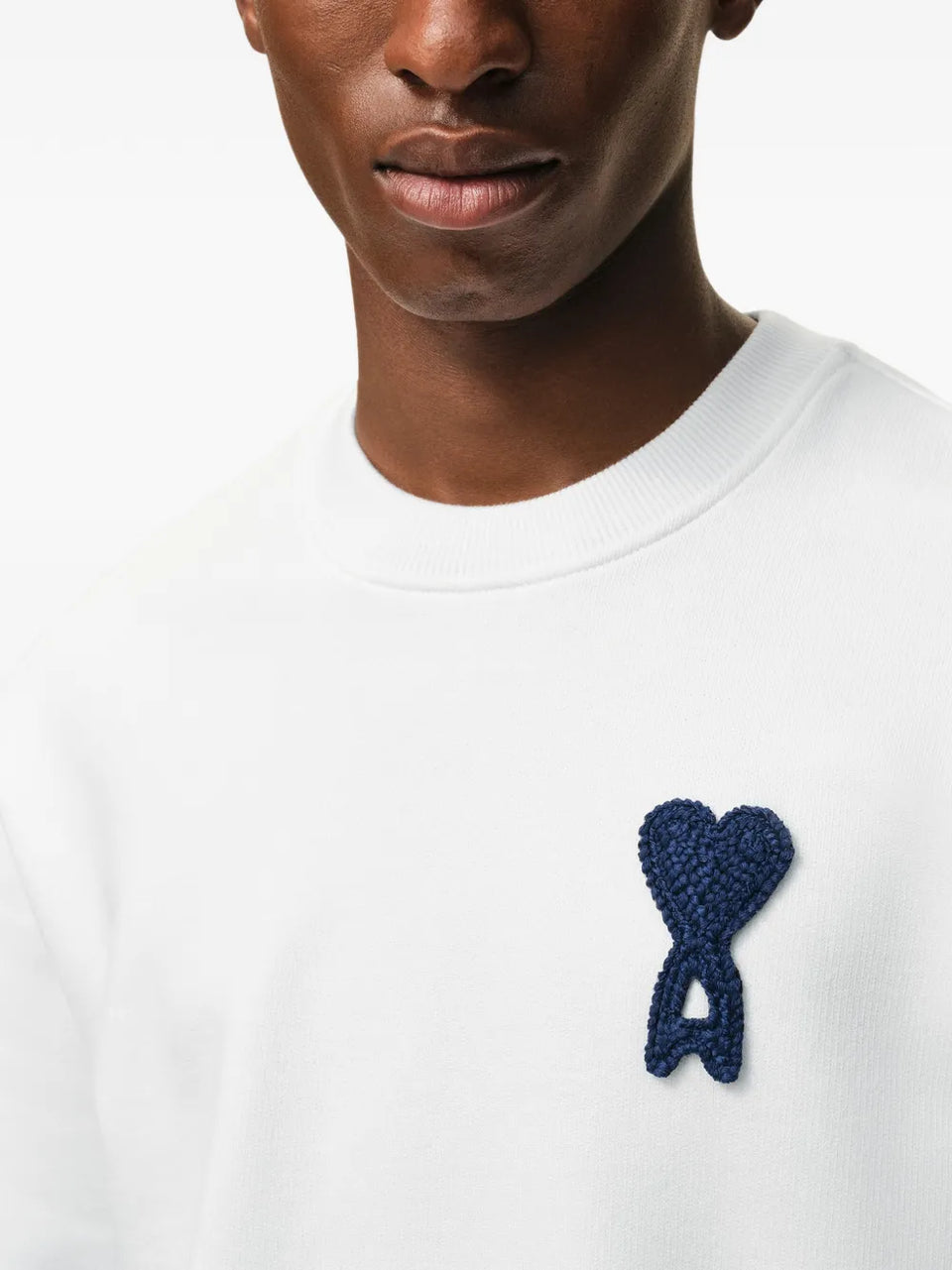 Ami De Coeur heart-patch sweatshirt