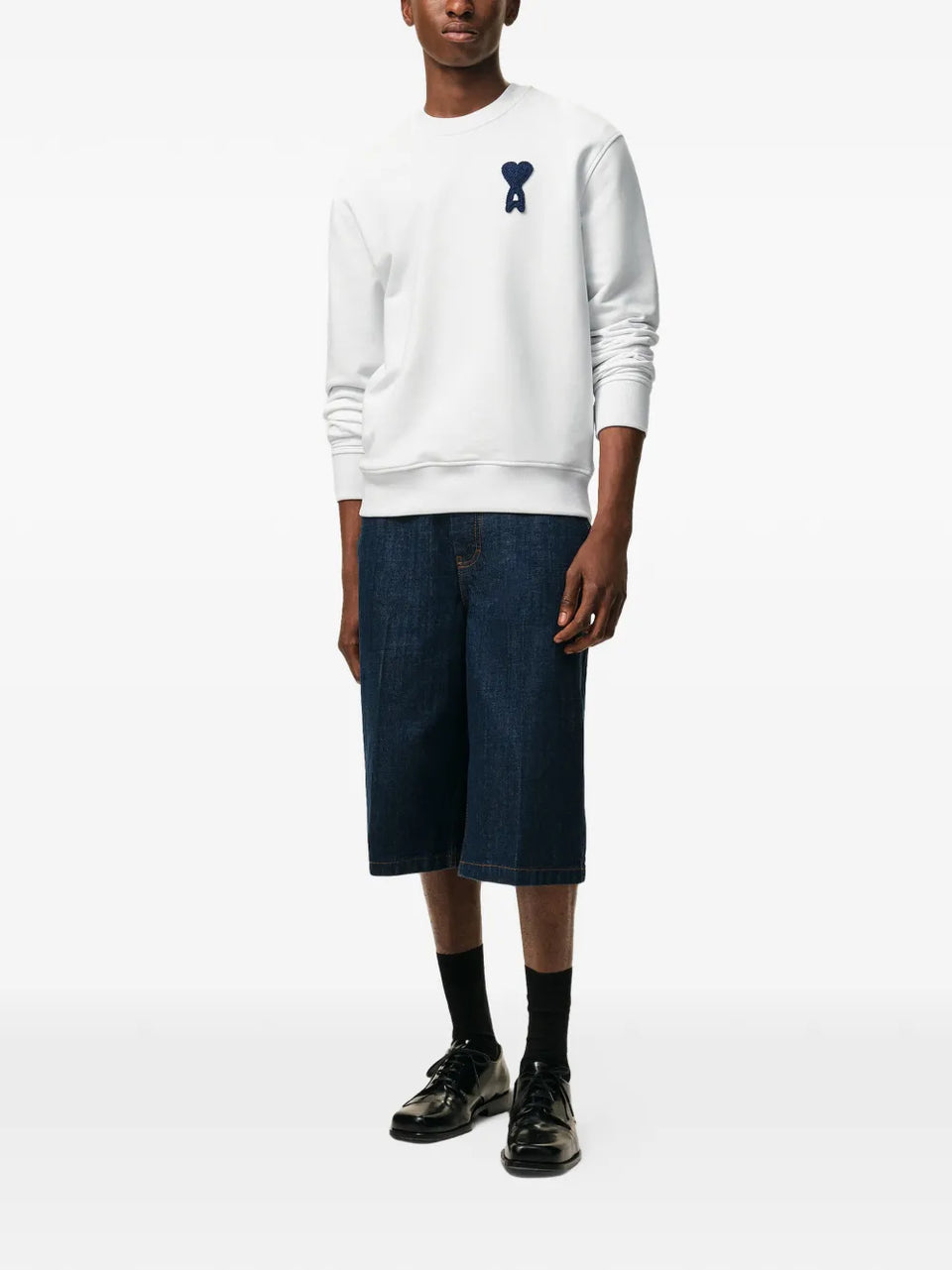 Ami De Coeur heart-patch sweatshirt