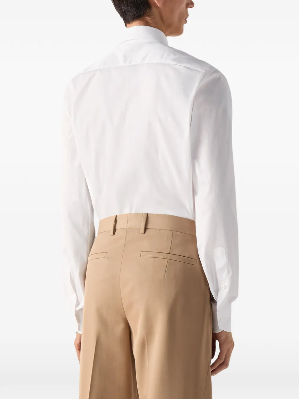 button-up cotton shirt