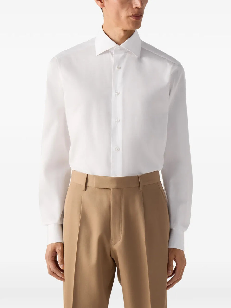 button-up cotton shirt