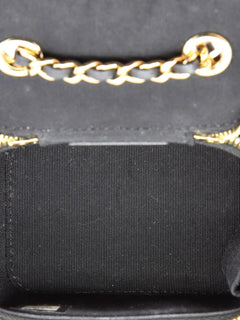 Camellia Bow Vanity Case with Chain Quilted Lambskin Mini crossbody bag