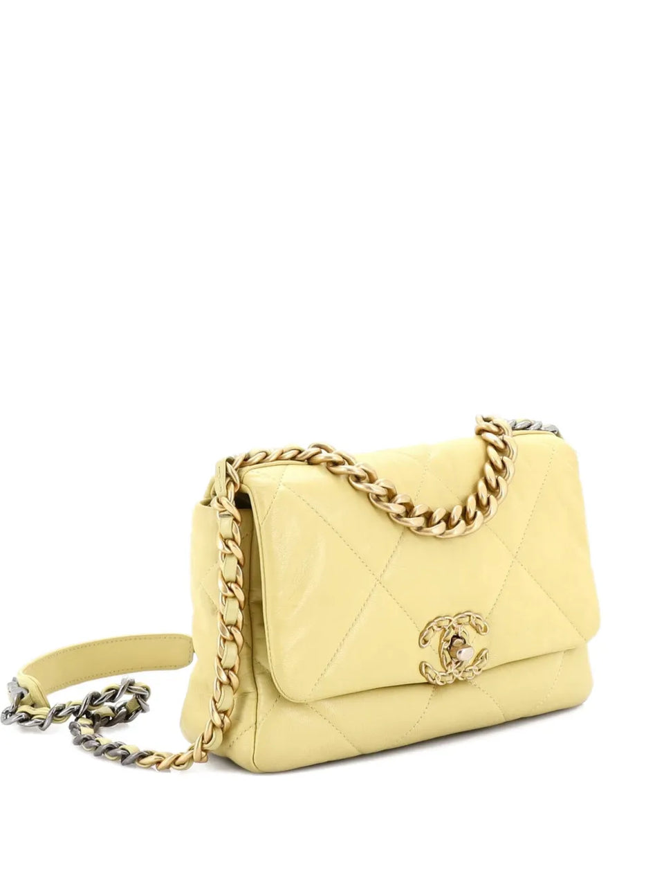 19 Flap Bag Quilted Leather Medium crossbody bag