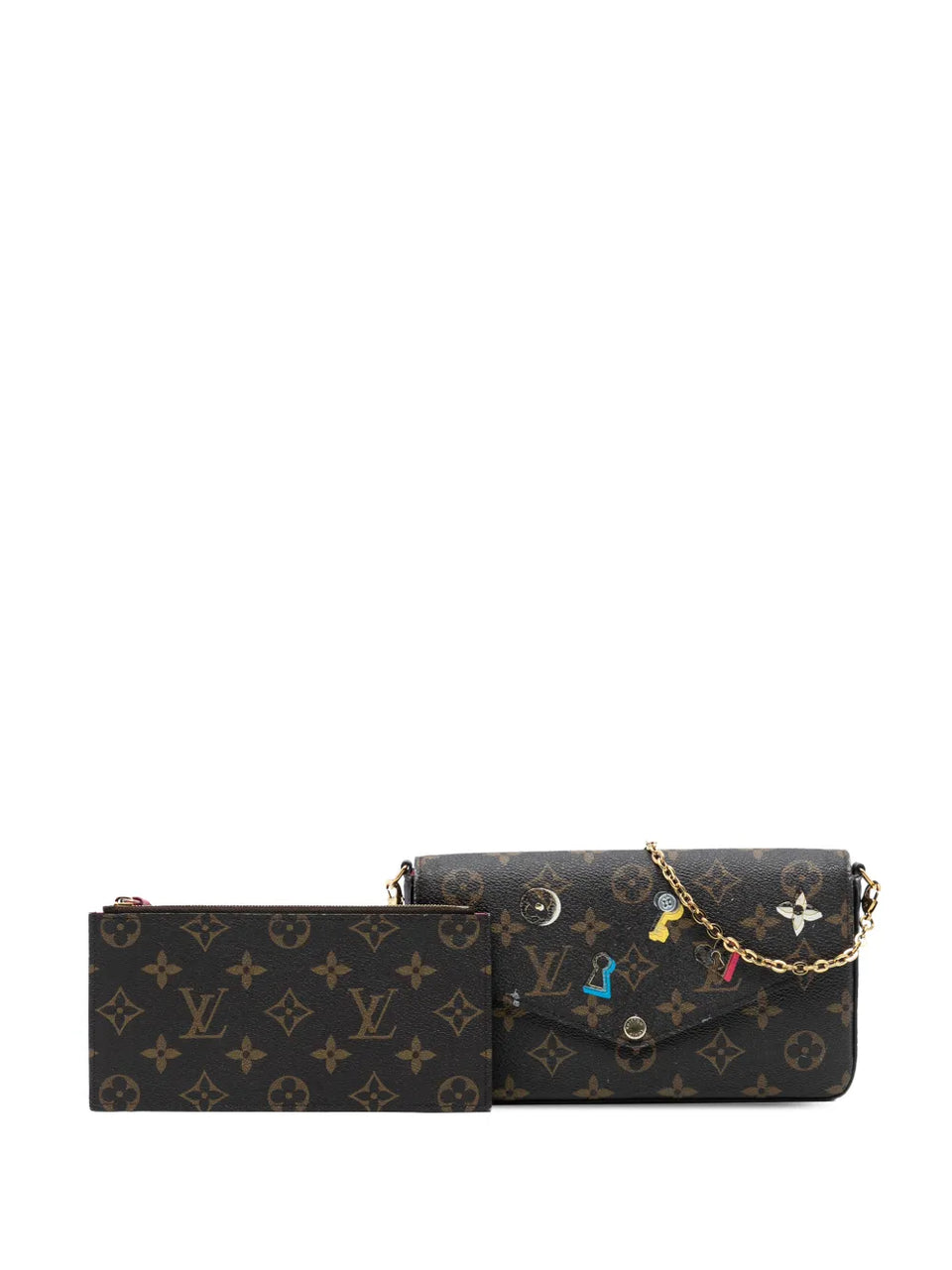 2018 Monogram Love Lock Pochette Felicie crossbody bag