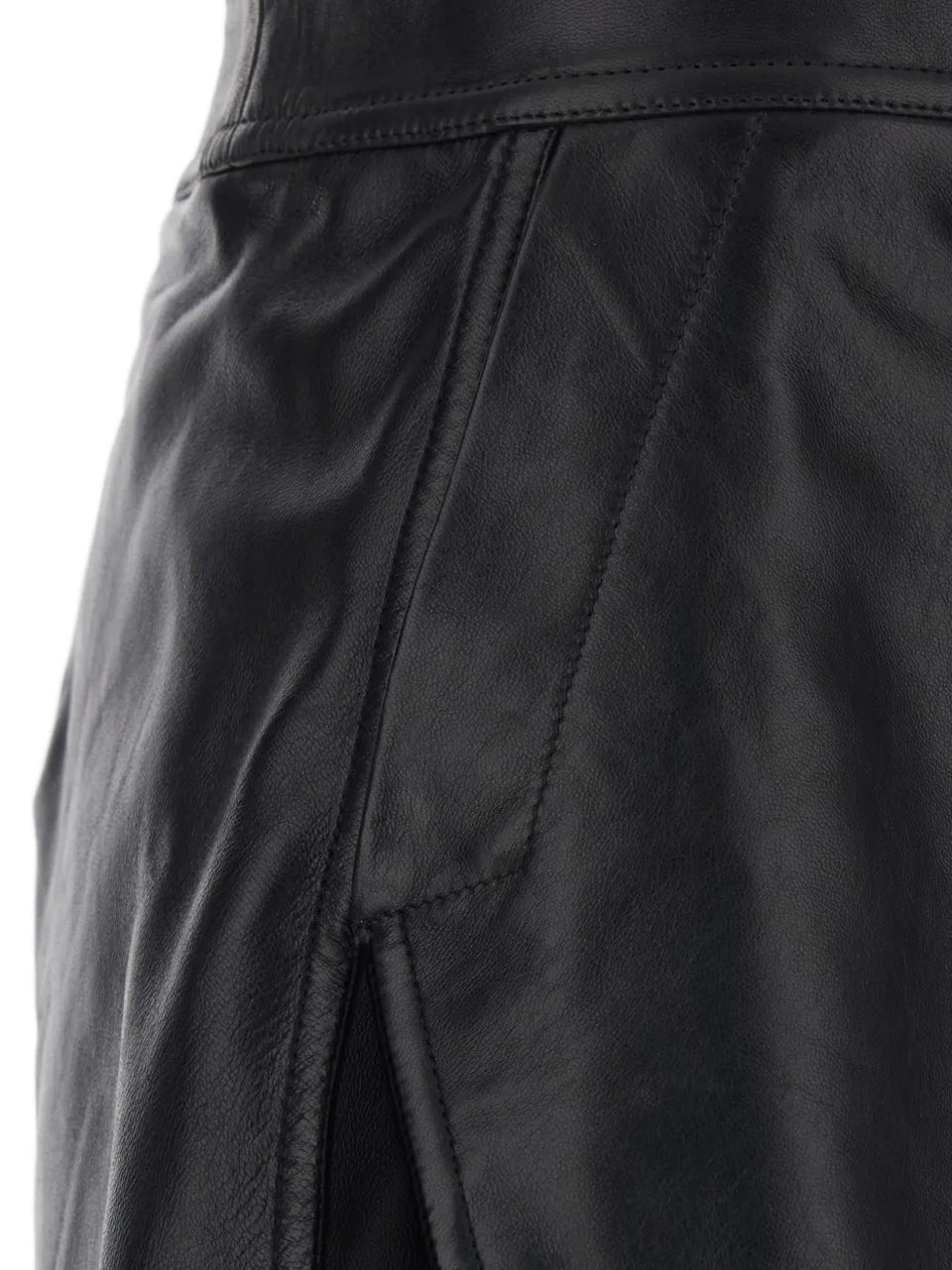Fog rear-zip mini skirt