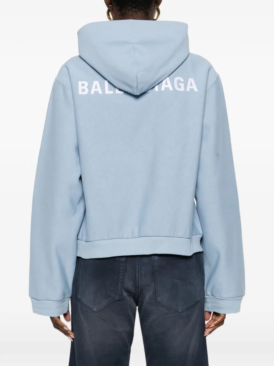 zip-up cotton Hoodie