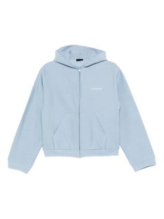 zip-up cotton Hoodie