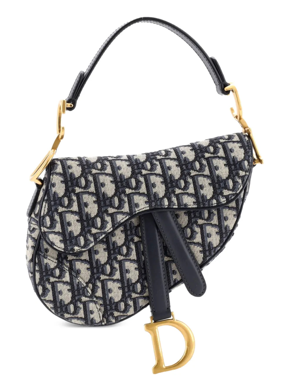 Saddle Handbag Oblique Canvas Mini shoulder bag