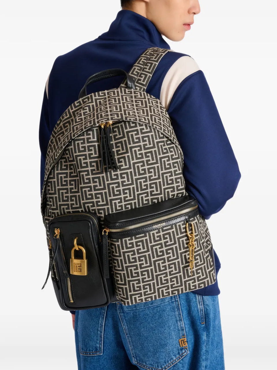 Pulse Monogram Jacquard Backpack