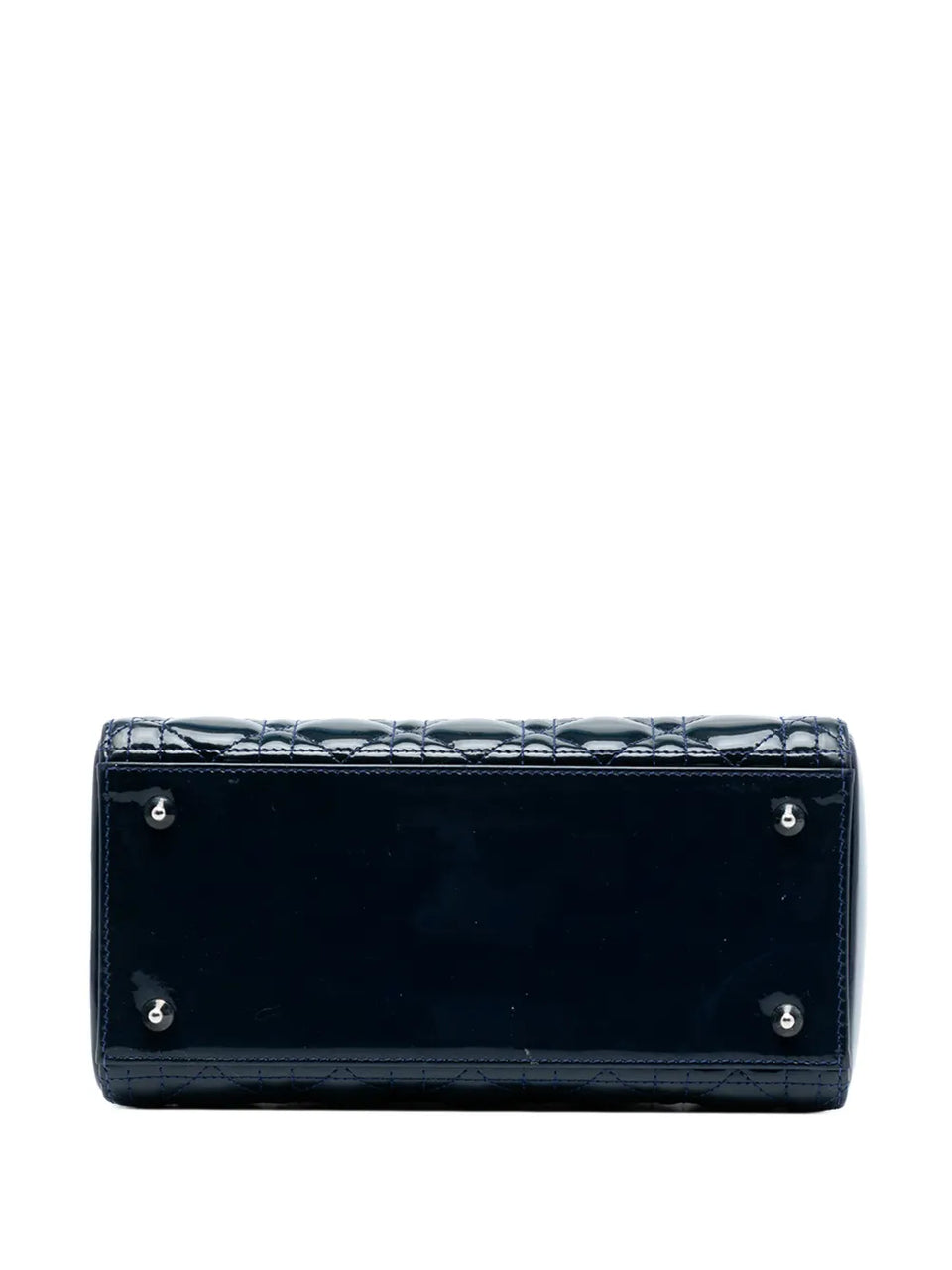 2013 Medium Patent Cannage Lady Dior satchel
