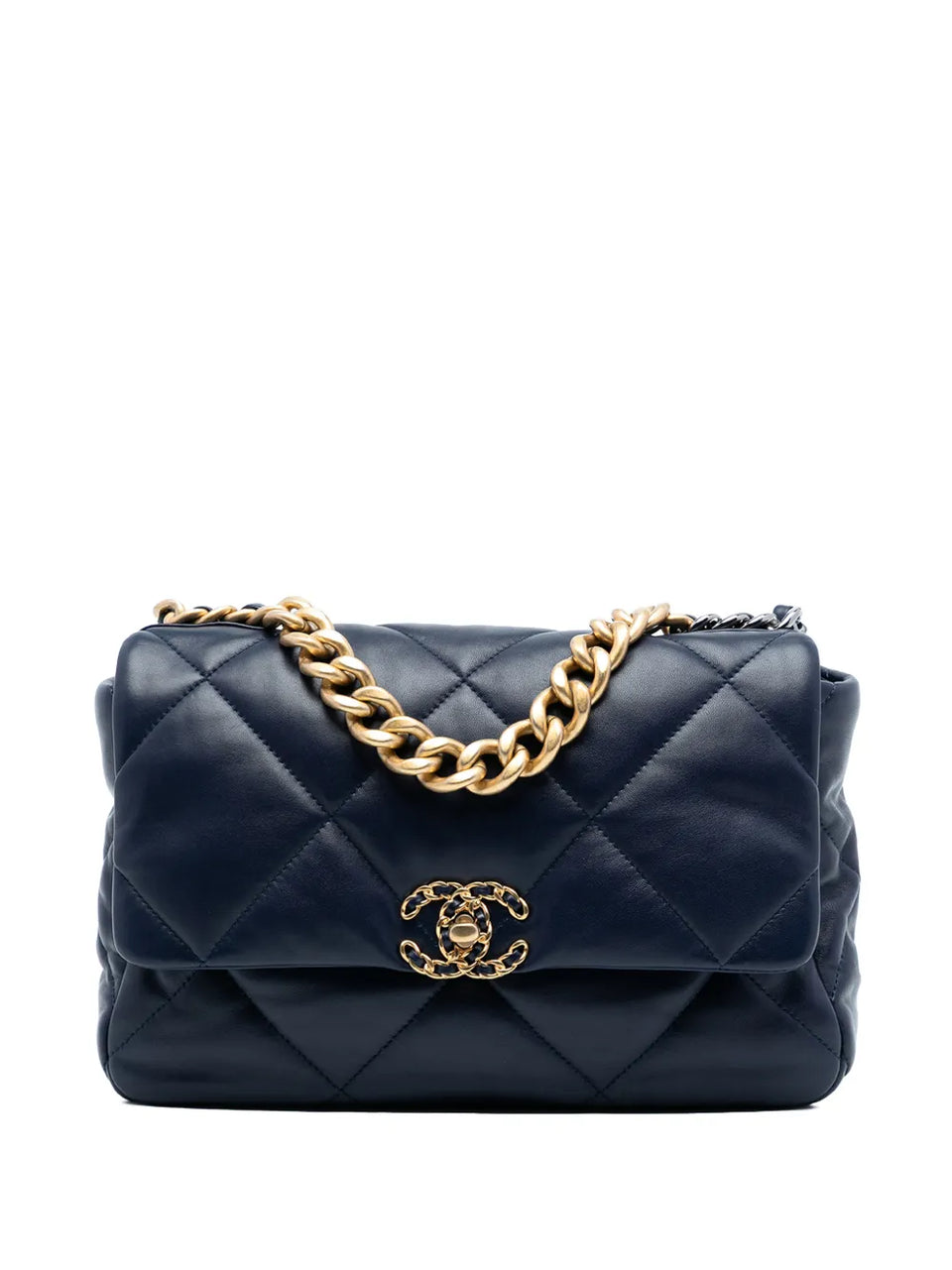 2021 Large Lambskin 19 Flap satchel