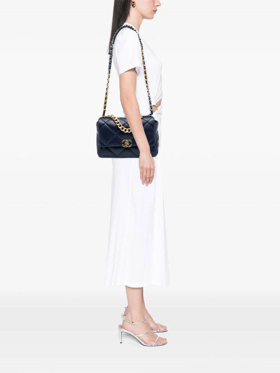 2021 Large Lambskin 19 Flap satchel