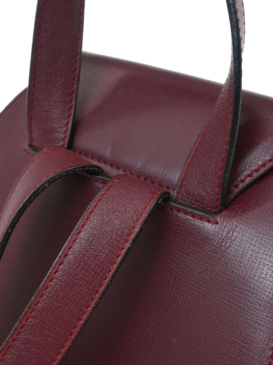 1990-2000s leather backpack
