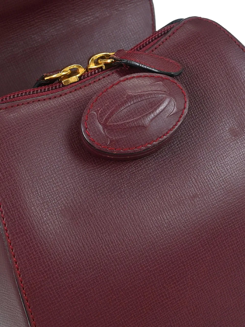 1990-2000s leather backpack