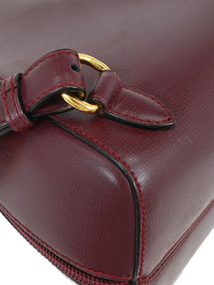 1990-2000s leather backpack
