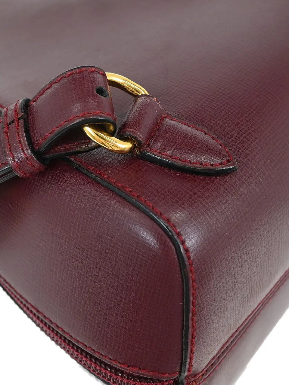 1990-2000s leather backpack