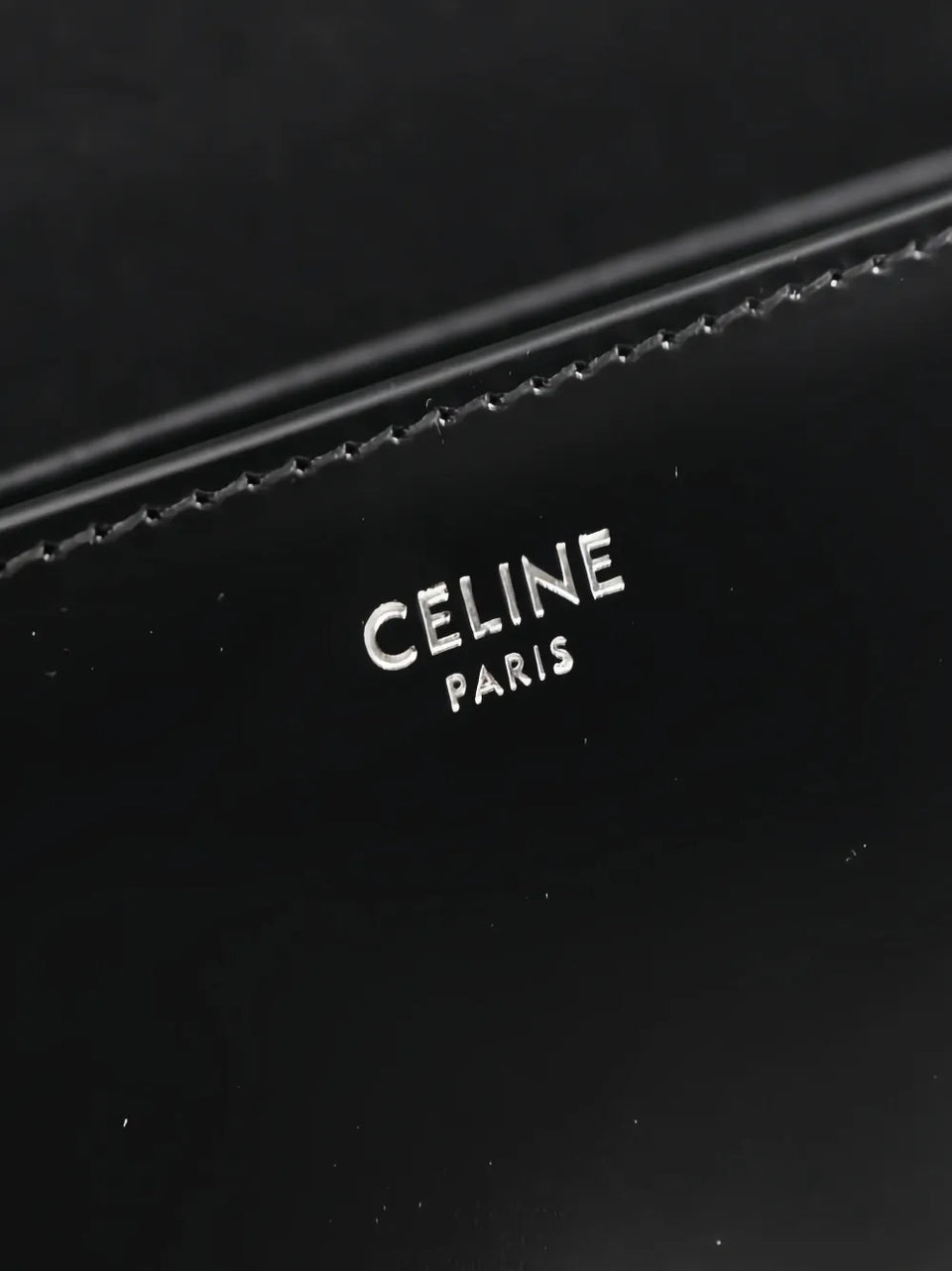 2020s Triomphe leather shoulder bag