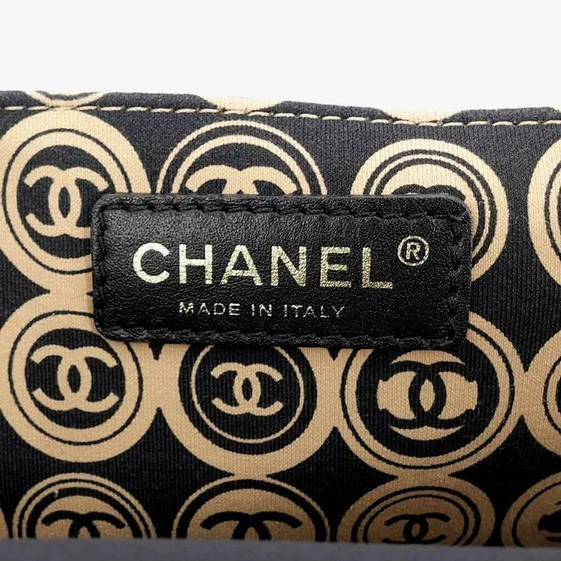 JS003 - CHANEL Navy Cotton Handbag