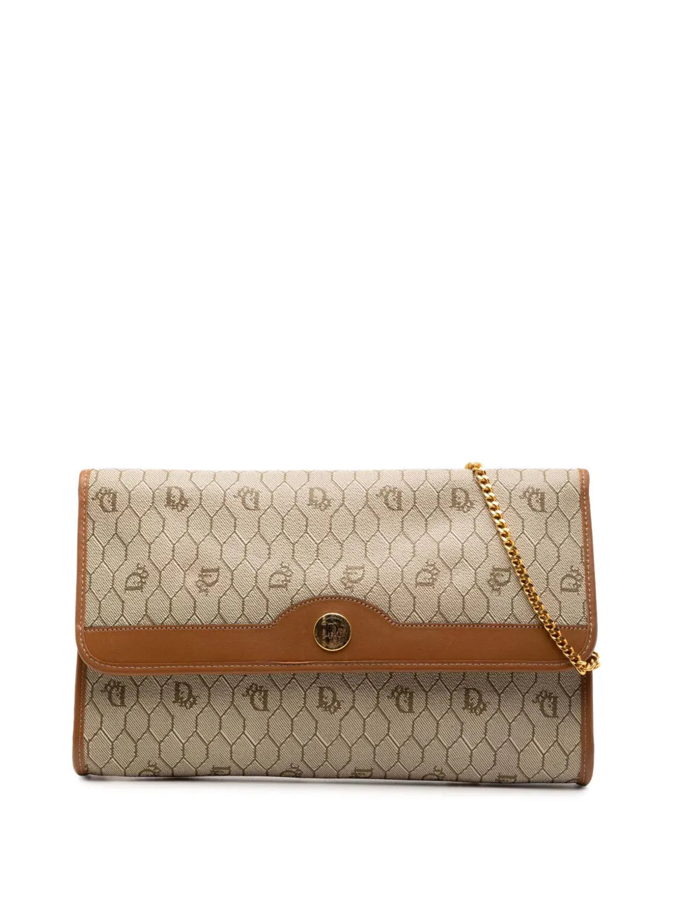 20th Century Honeycomb Coated Canvas Chain shoulder bag