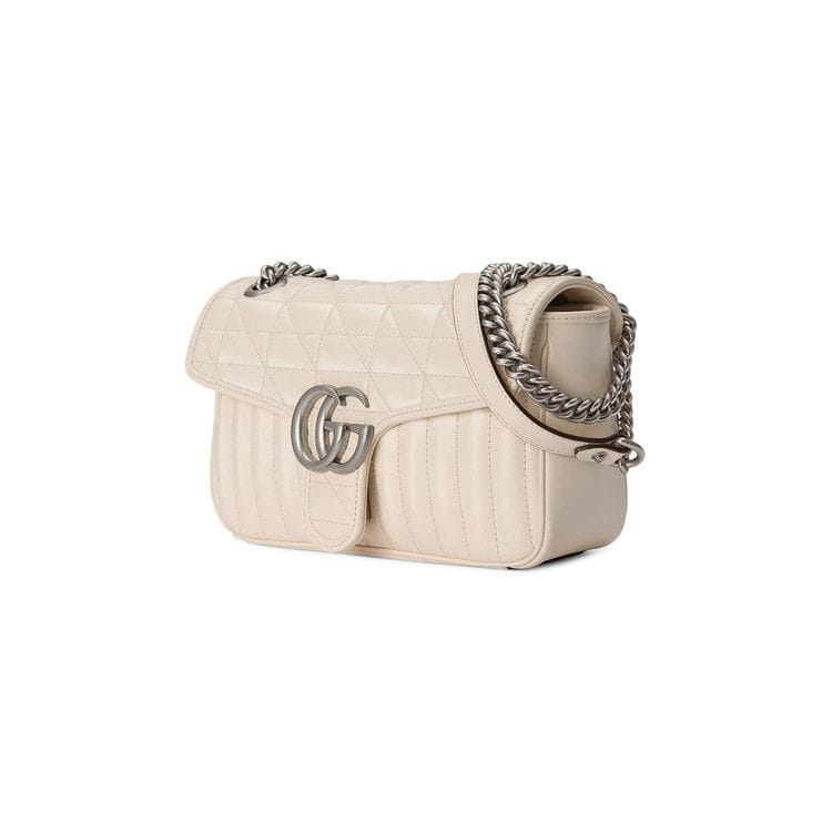 Gucci GG Marmont Small Shoulder Bag White