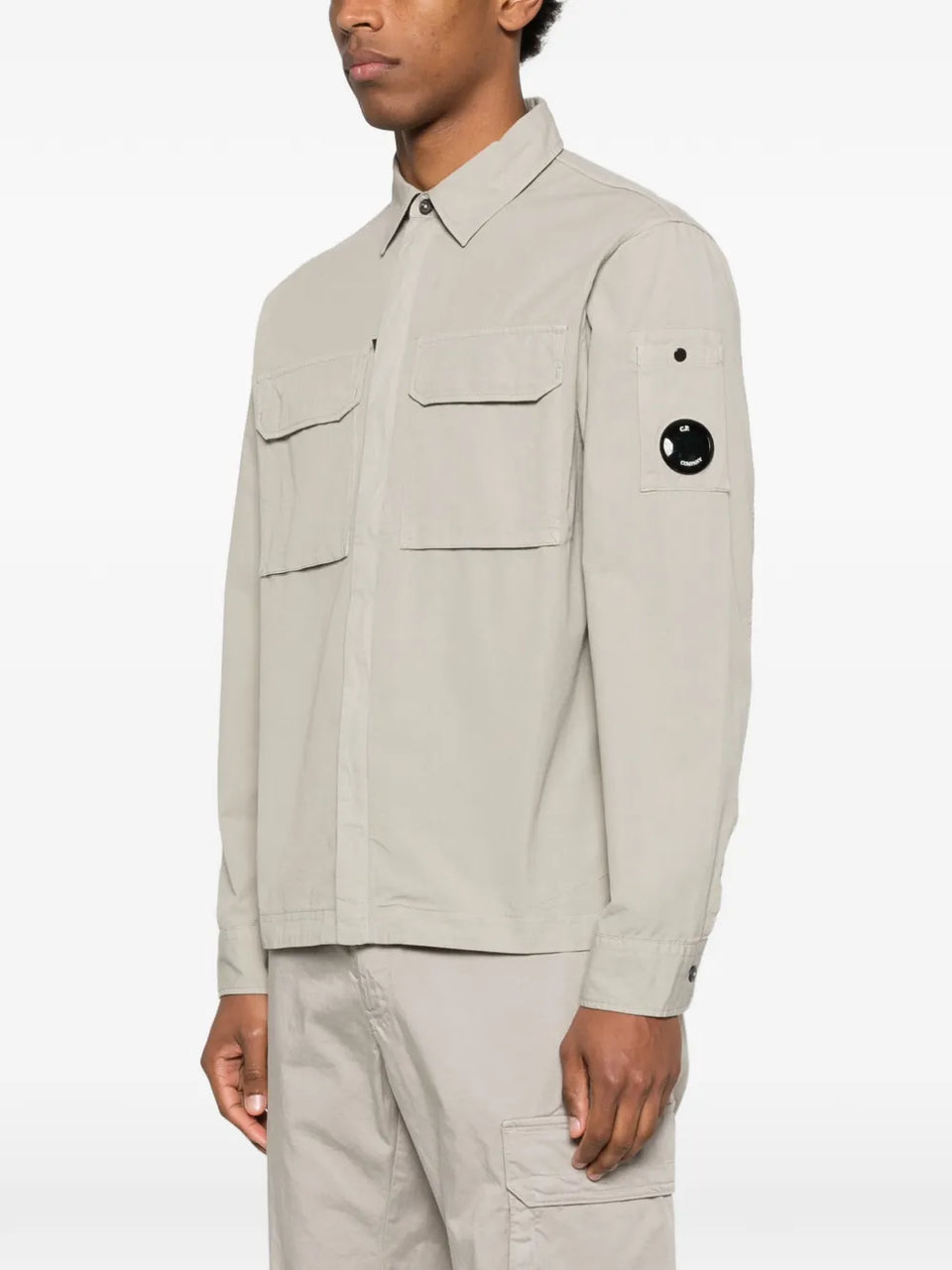 Lens-detail overshirt
