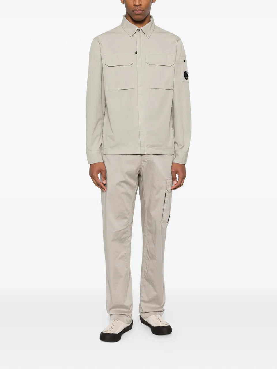 Lens-detail overshirt